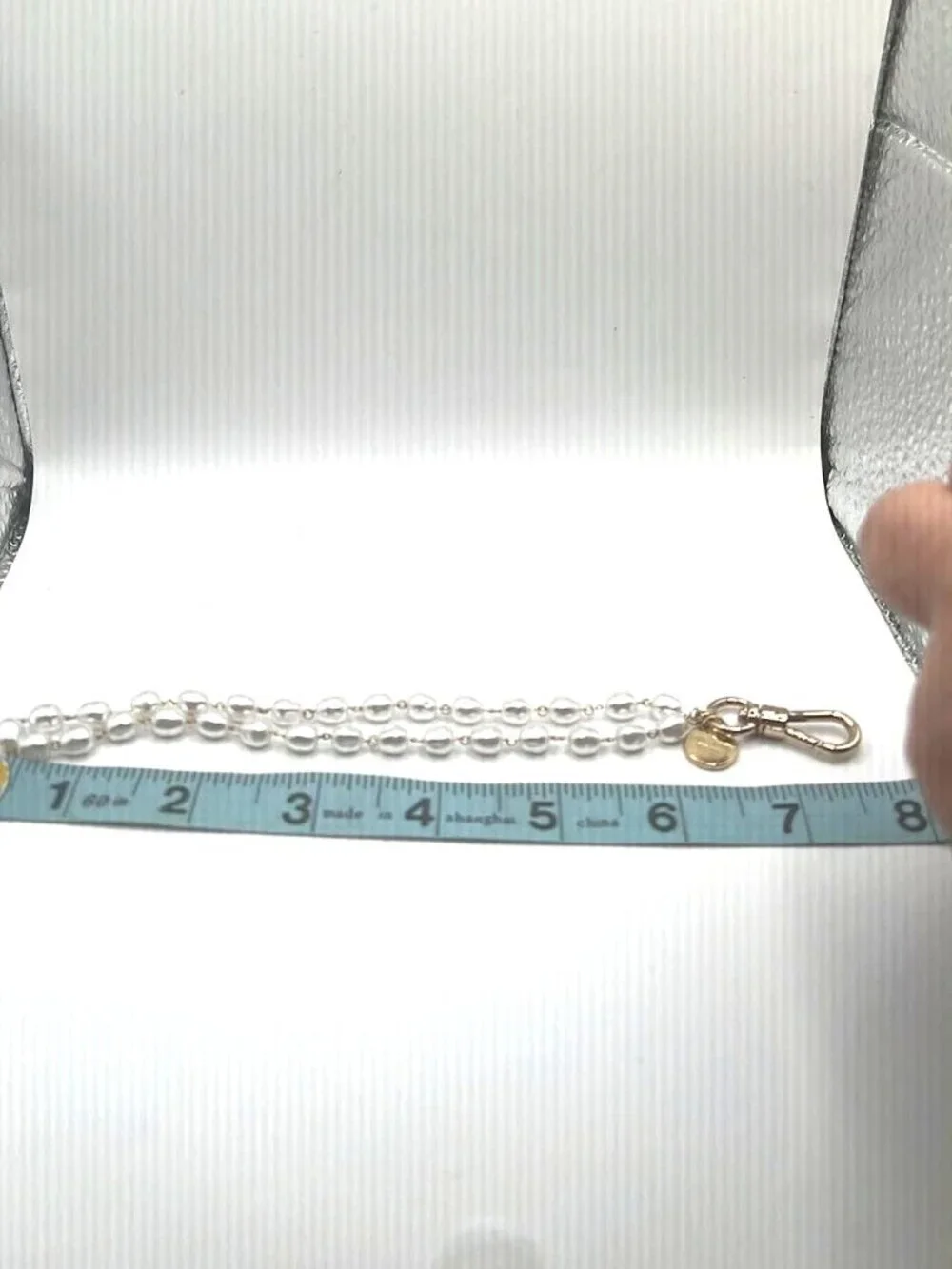 Kate Spade Pearl Beaded Wristlet Strap – Like New
